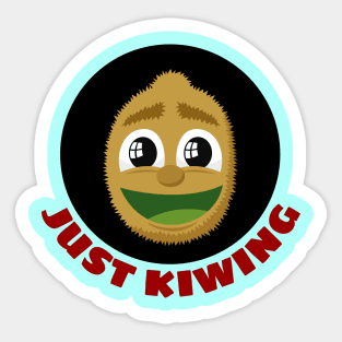 Just Kiwing | Kiwi Pun Sticker